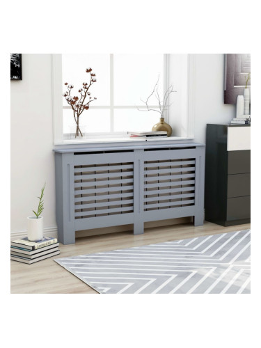 Sonata Параван за радиатор, антрацит, 152x19x81 см, МДФ