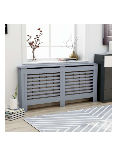 Sonata Параван за радиатор, антрацит, 172x19x81 см, МДФ