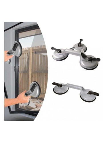 ProPlus Вакуумен подемник с 2 смукателни глави, алуминий