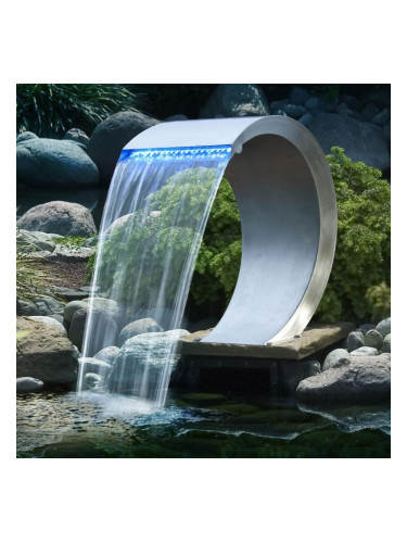 Ubbink Водопад Mamba, неръждаема стомана, с LED осветление