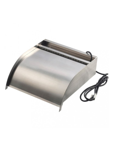 Ubbink Водопад от неръждаема стомана Nevada, 30 см, с LED осветление