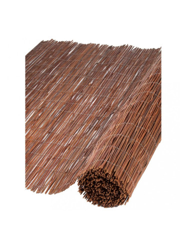 Nature Градински параван, върба, 1x5 м, 5 мм, плътен