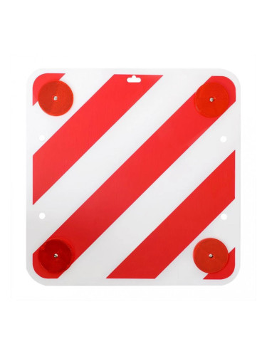 ProPlus предупредителен знак от пластмаса и светлоотражатели 50x50 см