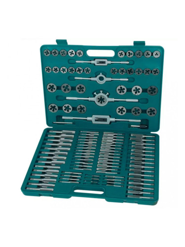 Brüder Mannesmann Комплект от 110 части метчици и плашки, 53255