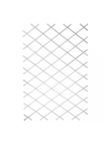 Nature Градинска пергола, 100x200 см, PVC, бяла, 6040703