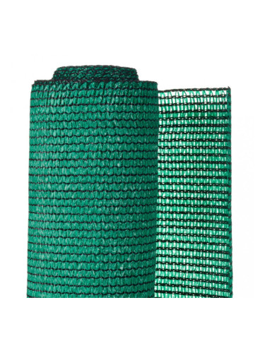 Nature Градинска визуална защита за ограда, PE, 1,5x10 м, зелена