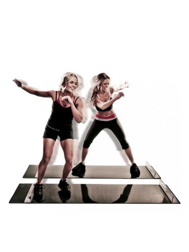 Obsidian Дъска за плъзгане Slide Board Pro с ботуши, черна, OBS002