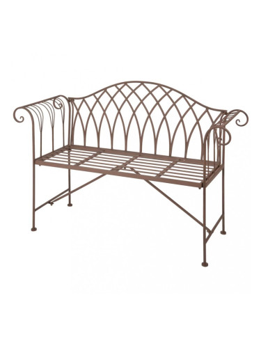 Esschert Design Градинска пейка, метална, староанглийски стил, MF009