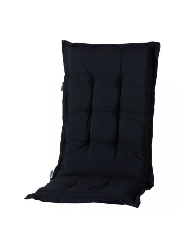 Madison Възглавница Panama за стол с гръб 123x50 см черна PHOSB223