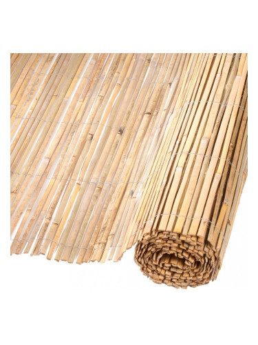 Nature Градински параван, бамбук, 1,5x5 м