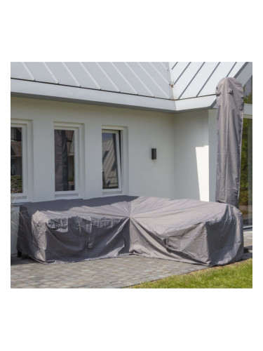 Madison Покривало за градински мебели, 235x235x70 см, сиво