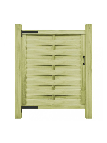 Sonata Градинска порта, импрегниран бор, 100x125 см, зелена
