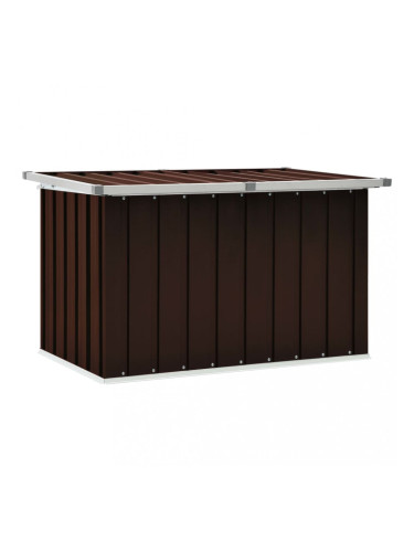 Sonata Градински сандък за съхранение, кафяв, 109x67x65 см
