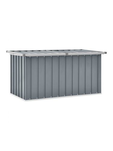 Sonata Градински сандък за съхранение, сив, 129x67x65 см