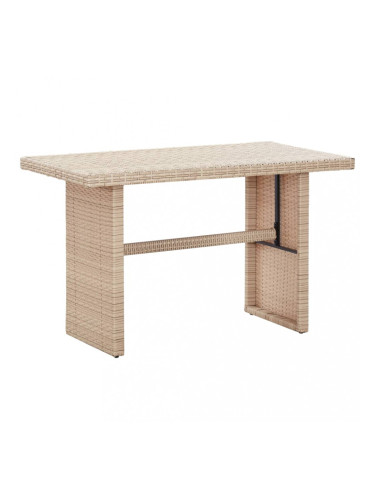 Sonata Градинска маса, бежова, 110x60x67 cм, полиратан