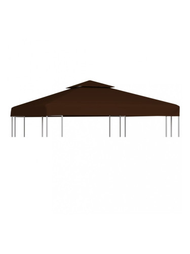 Sonata Двоен покрив за шатра, 310 г/м², 3x3 м, кафяв