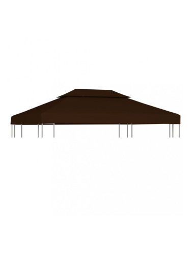 Sonata Двоен покрив за шатра, 310 г/м², 4x3 м, кафява