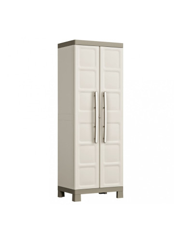 Keter Помощен шкаф Excellence, бежово и таупе, 65x45x182 см