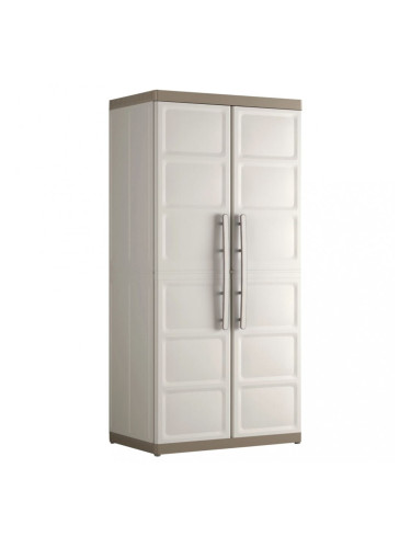 Keter Висок шкаф Excellence XL, бежово и таупе, 89x54x182 см