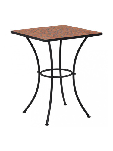 Sonata Мозаечна бистро маса, теракота, 60 см, керамика