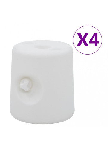 Sonata Баластни тежести за шатра, 4 бр, PE, бели