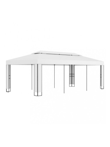 Sonata Шатра с двоен покрив, 3х6 м, бяла