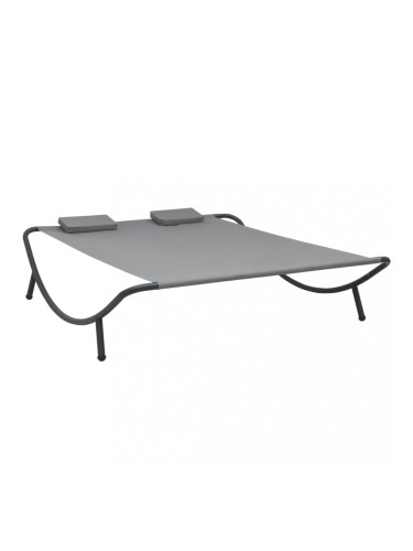 Sonata Градинско лаундж легло, текстил, антрацит