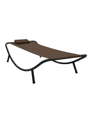 Sonata Градинско легло, кафяво, 200x90 см, стомана