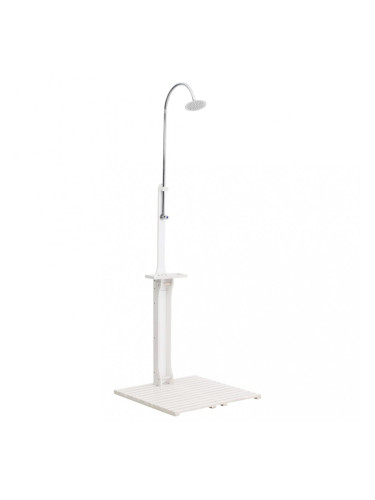 Sonata Градински душ, бял, дърво