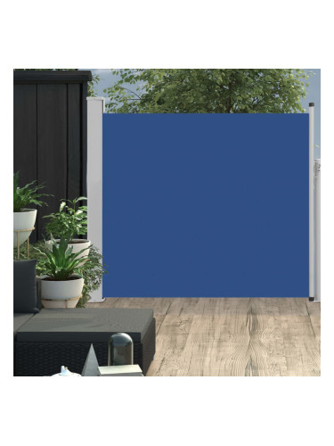 Sonata Прибираща се странична тента, 100х300 см, синя