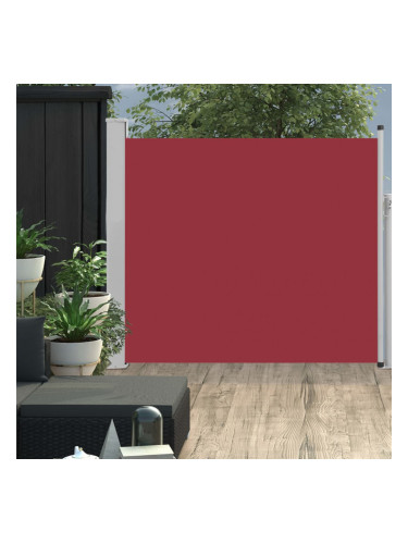 Sonata Прибираща се странична тента, 100х300 см, червена