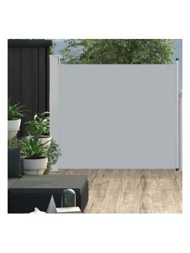 Sonata Прибираща се странична тента, 100х300 см, сива