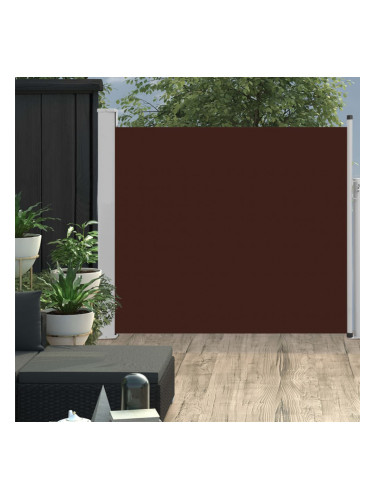 Sonata Прибираща се странична тента, 100х300 см, кафява