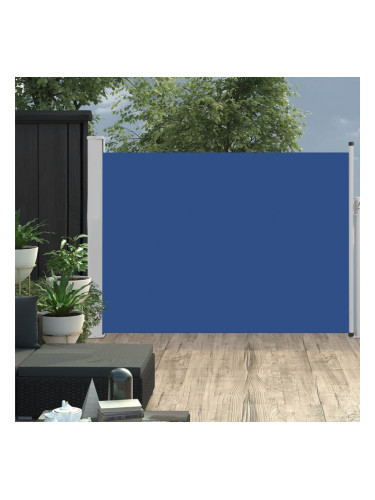 Sonata Прибираща се странична тента, 100x500 см, синя
