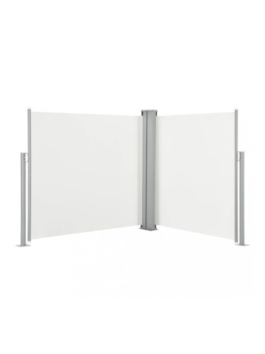 Sonata Прибираща се странична тента, кремава, 100x600 см