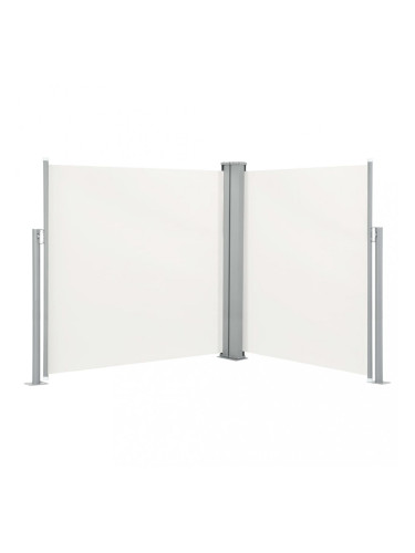 Sonata Прибираща се странична тента, кремава, 140x600 см