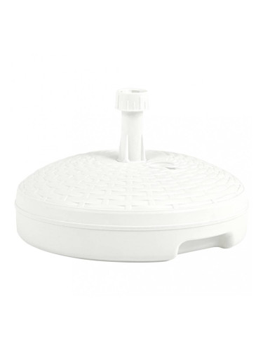 Sonata Основа за чадър, за пясък/вода, 20 л, бяла, пластмаса