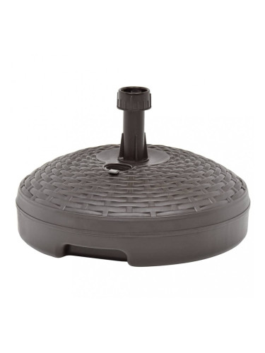 Sonata Основа за чадър, за пясък/вода, 20 л, кафява, пластмаса