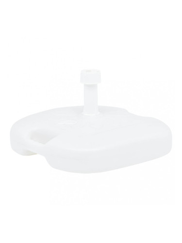 Sonata Основа за чадър, за пясък/вода, 16 л, бяла, пластмаса