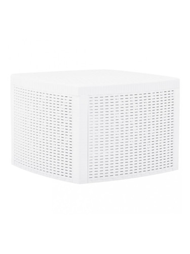 Sonata Странична маса, бяла, 54x54x36,5 см, пластмаса