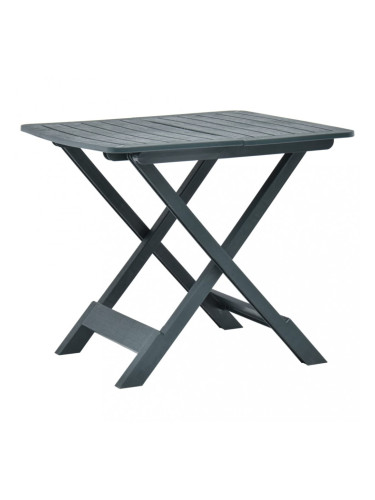 Sonata Сгъваема градинска маса, зелена, 79x72x70 см, пластмаса