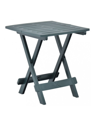 Sonata Сгъваема градинска маса, зелена, 45x43x50 см, пластмаса
