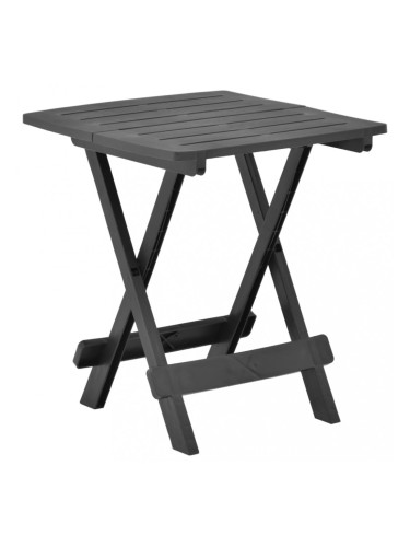 Sonata Сгъваема градинска маса, антрацит, 45x43x50 см, пластмаса