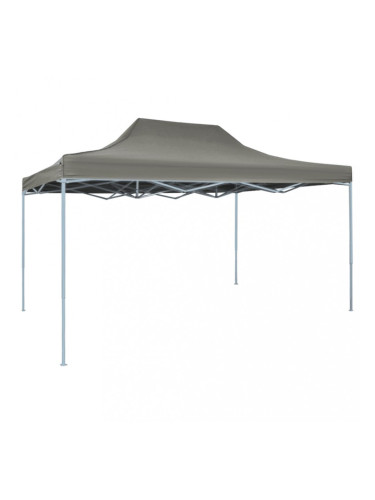Sonata Професионална сгъваема парти шатра, 3х4 м, стомана, антрацит