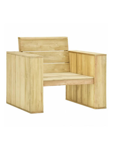 Sonata Градински стол, 89x76x76  см, импрегнирано борово дърво