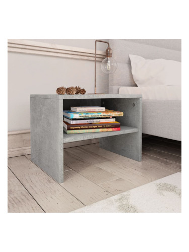 Sonata Нощно шкафче, бетоново сиво, 40x30x30 см, ПДЧ