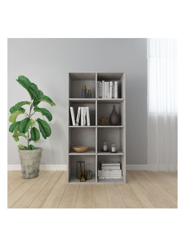 Sonata Библиотека/бюфет, бетонно сива, 66x30x130 см, ПДЧ