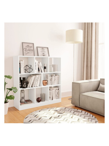 Sonata Библиотека, бяла, 97,5x29,5x100 см, ПДЧ