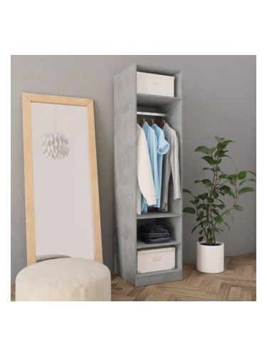 Sonata Гардероб, бетоново сив, 50x50x200 см, ПДЧ
