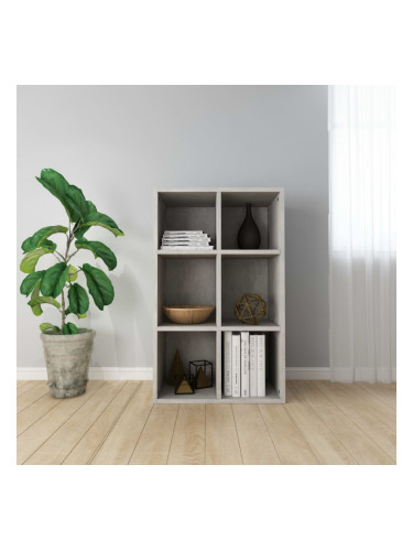 Sonata Библиотека/бюфет, бетонно сива, 66x30x97,8 см, ПДЧ